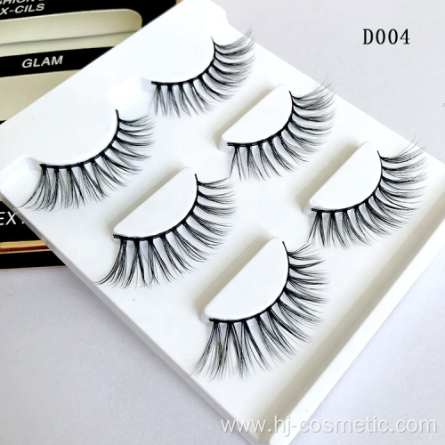 Wholesale 3D Fake eyelashes  False Eyelashes 25mm eyelashes private label